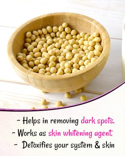 Soyabean for Skin Whitening