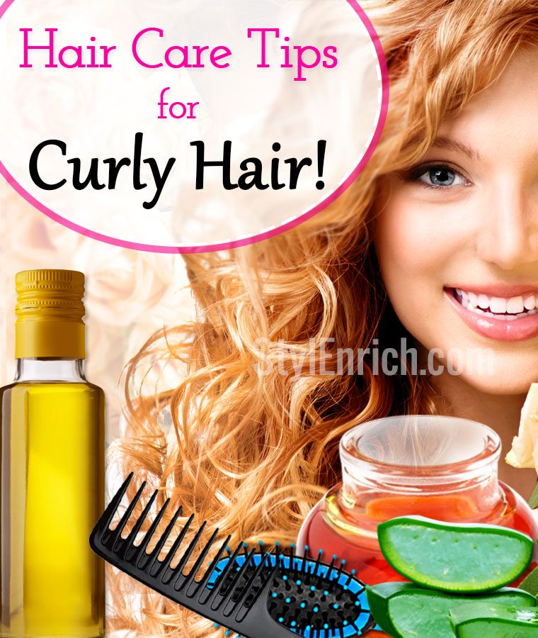 Curly hair care