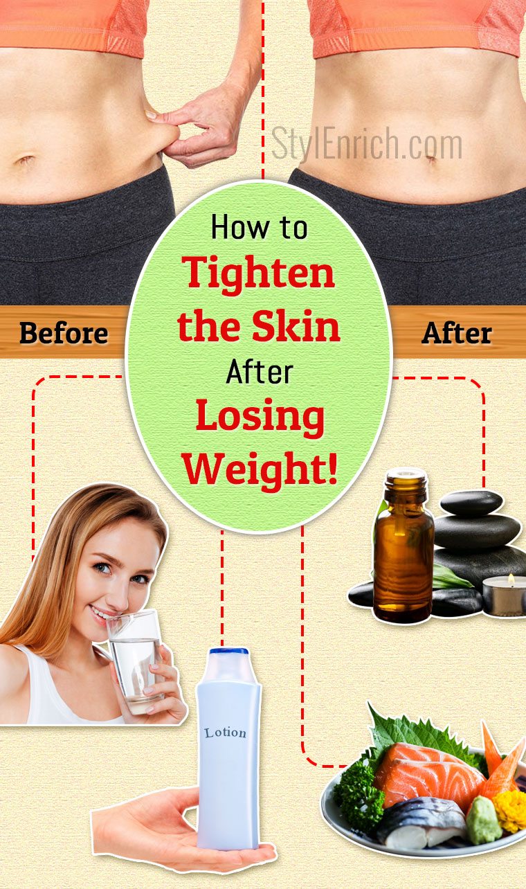 How to tighten skin after losing weight