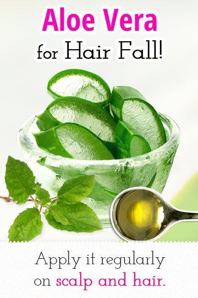Aloe vera for Hair Fall