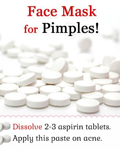 Aspirin Homemade Face Mask for Pimples