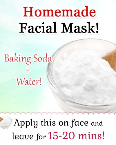 Homemade Facial Mask using Baking Soda for Pimples