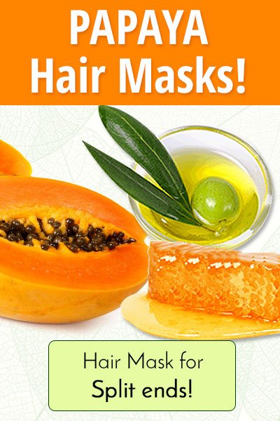 Papaya Homemade Hair Mask is useful for Split Ends