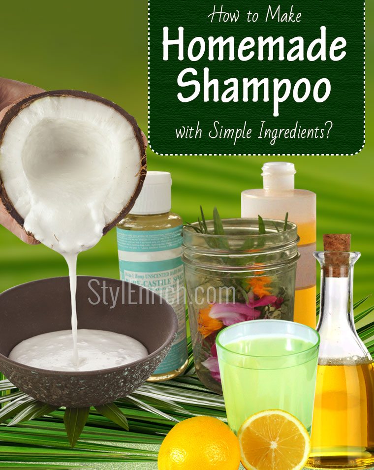 Homemade shampoo