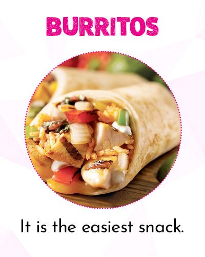 Yummy Breakfast Burritos as Healthy Breakfast Food