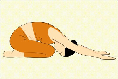 Balasana Yoga Pose