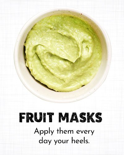 Fruit Masks for Dry Cracked Feet