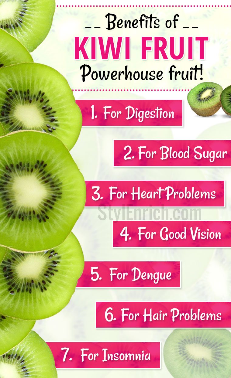 Kiwi Fruit - Nutritional Value and Health Benefits