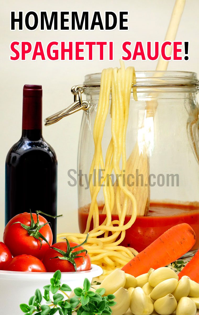 Homemade spaghetti sauce