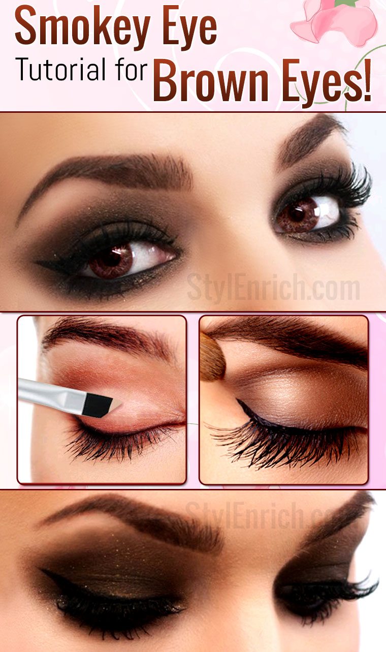 BLACK SMOKEY EYE  MAKEUP TUTORIAL 