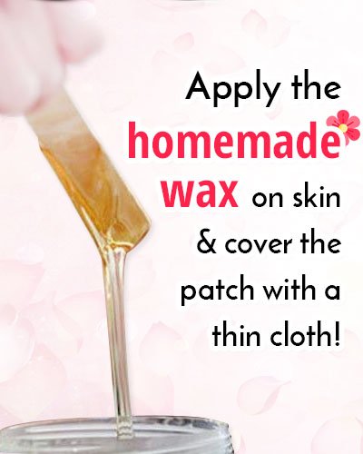 DIY Homemade Wax For Hair Removal