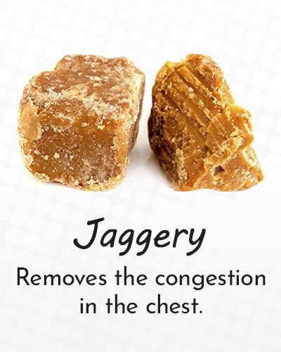 Jaggery for Cough Treatment