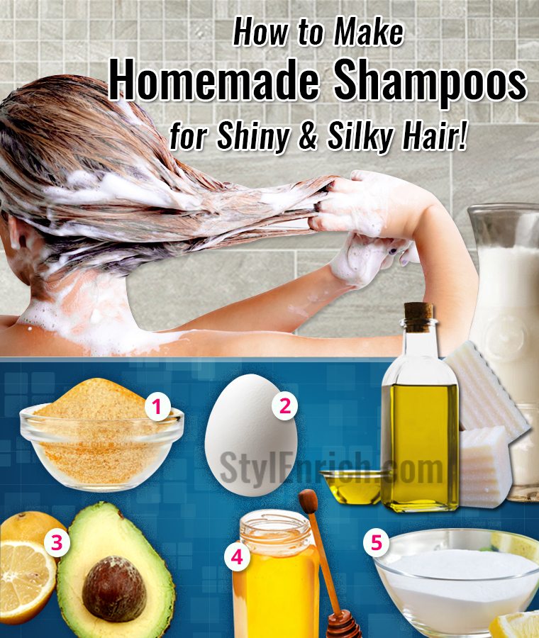 Homemade DIY Shampoos;-Knowhow to make.