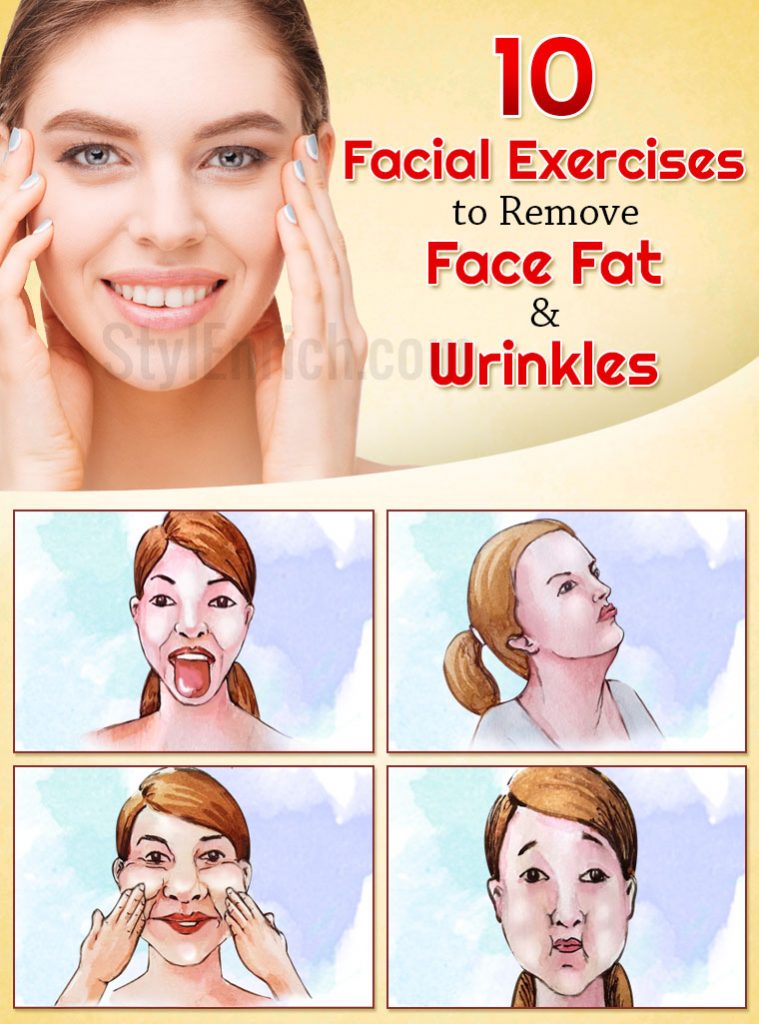 Facial Exercises How To Remove Face Fat And Wrinkles