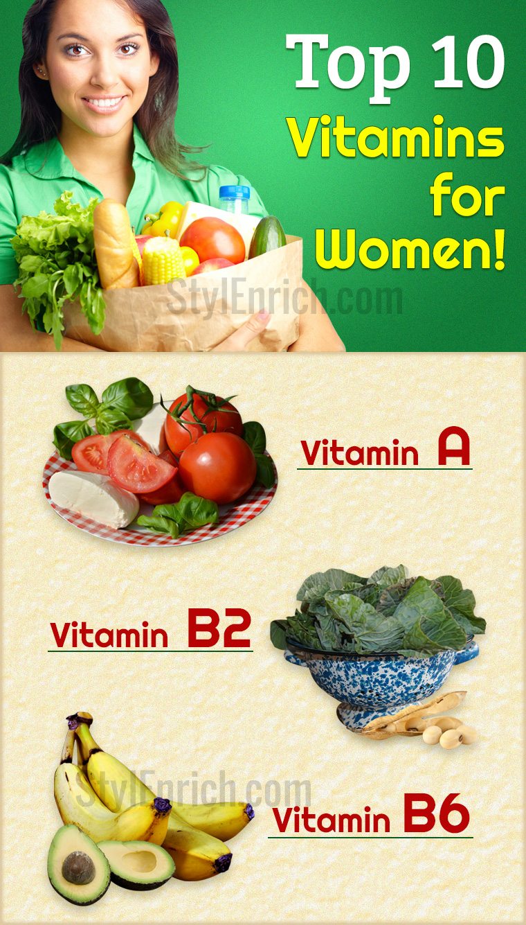 Top 10 powerful  Vitamins for Women