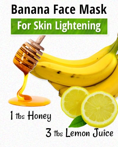 Banana Facial Mask for Skin Lightening