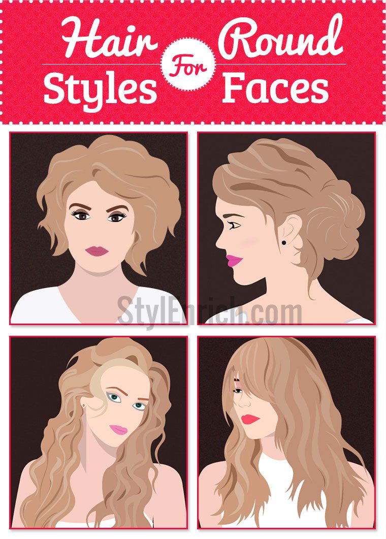 Hairstyles for Round Faces