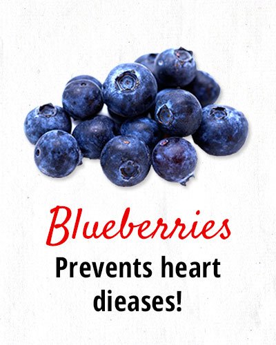 Blueberries Prevent Heart Diseases