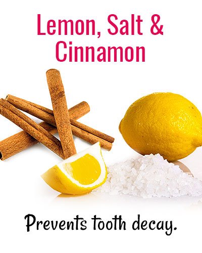 Lemon, Salt & Cinnamon for Shaky Teeth