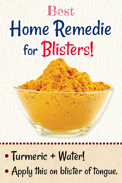 Turmeric For Blisters on Tongue
