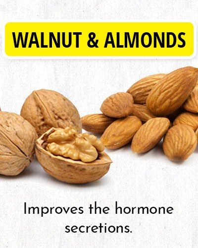 Walnut & Almonds to Balance Hormone