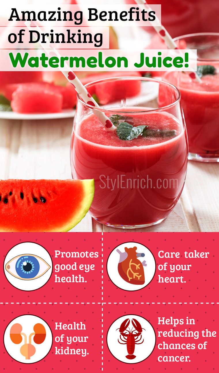 health benefits of watermelon juice