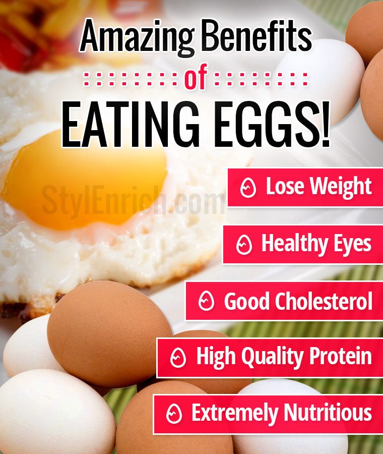 Benefits of eating eggs