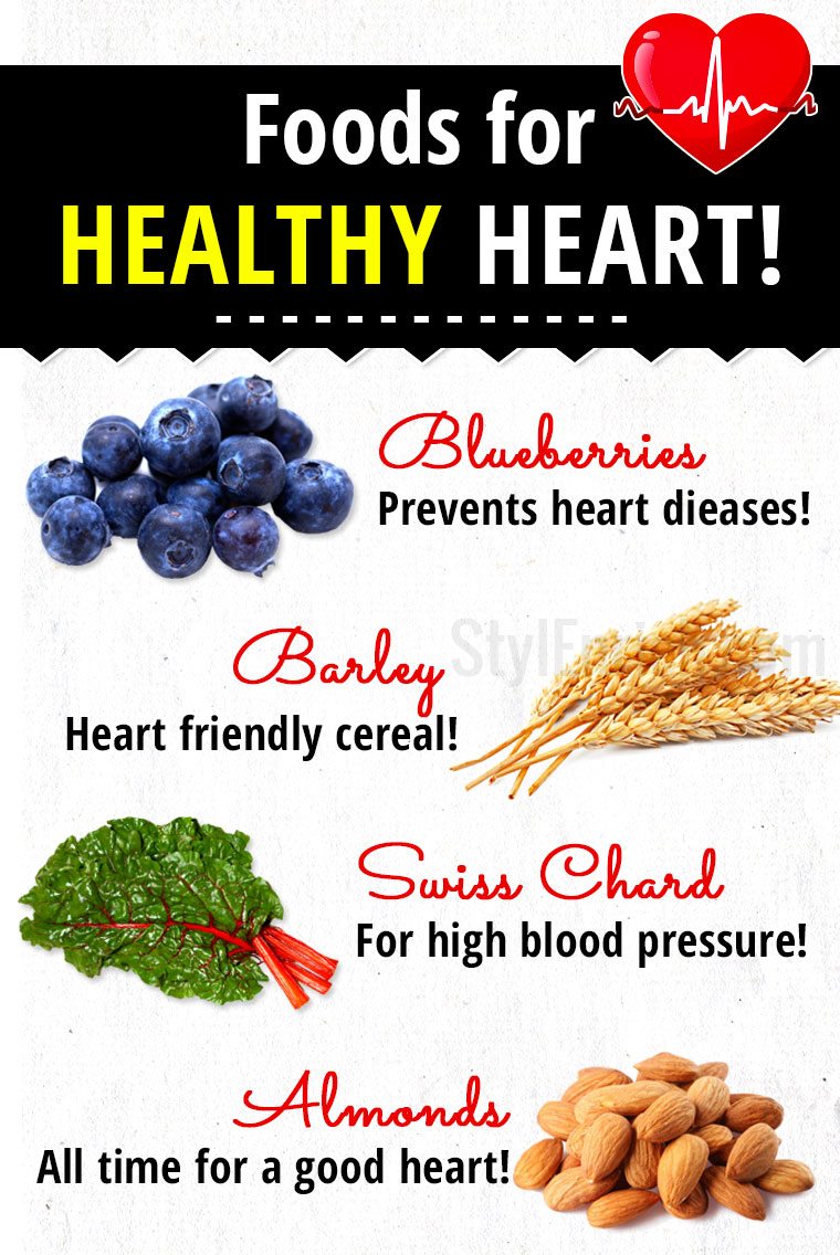 10 foods for healthy heart; Fall in love with your heart.