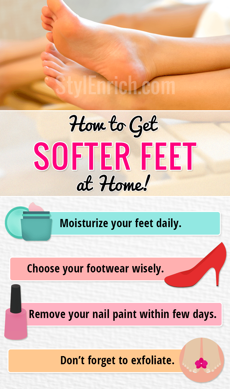 Get Soft Feet Without Pedicure