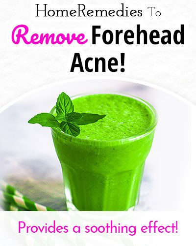 Coriander Juice to Remove Forehead Acne