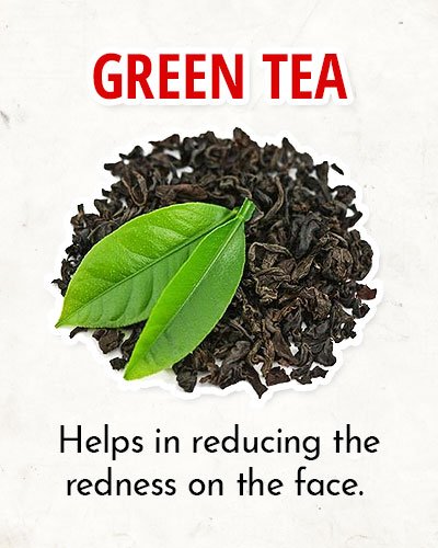 Green Tea to Overcome Facial Redness