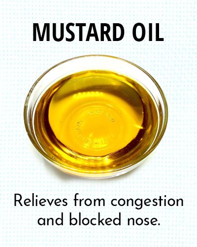 Mustard Oil for Chest Congestion