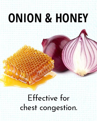 Onion and Honey for Chest Congestion
