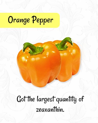 Orange Pepper for Healthy Eyes