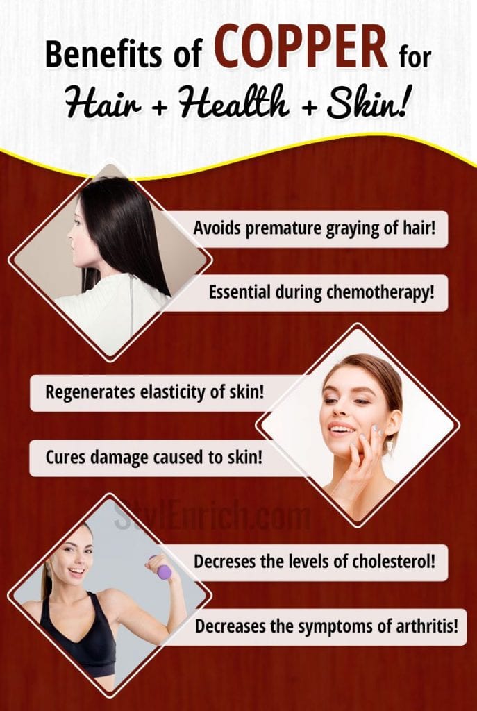 Copper Health Benefits How It is Beneficial For Hair, Health and Skin!