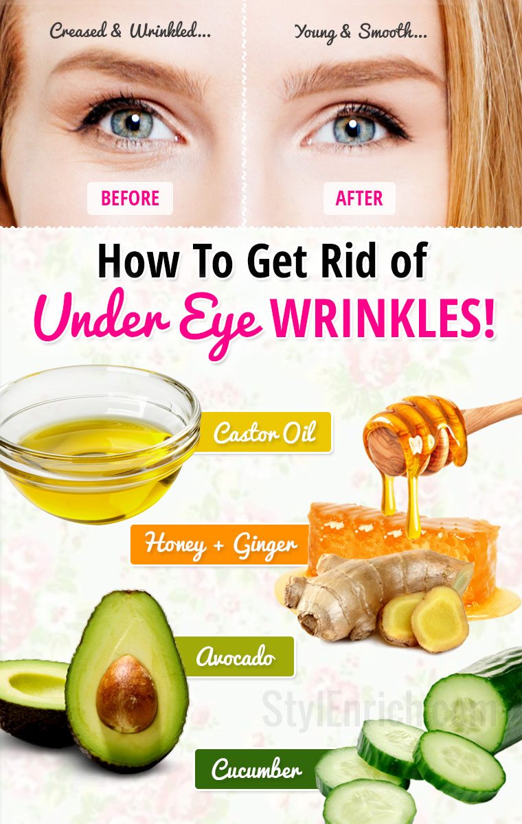 How To Get Rid Of Under Eye Wrinkles Or Under Eye Creases StylEnrich