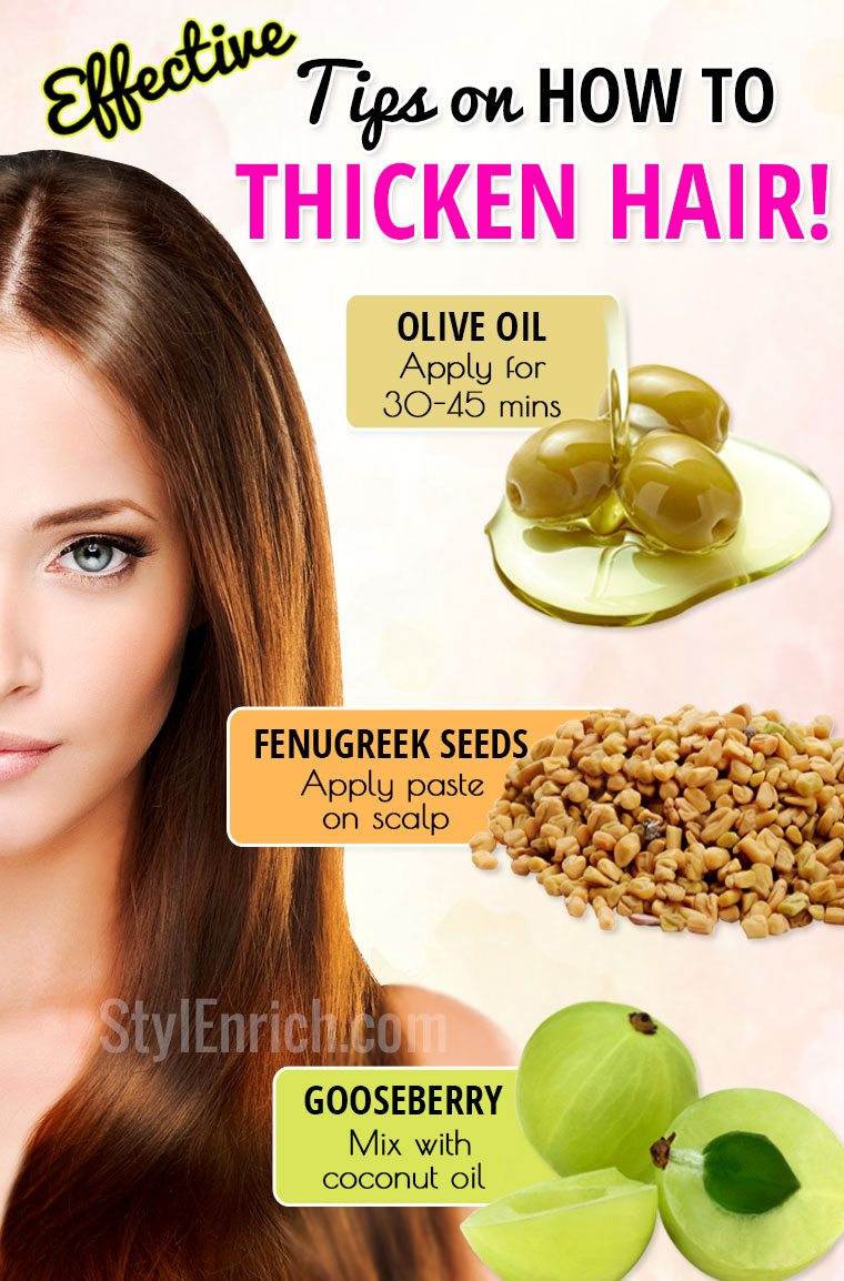 How to Thicken Hair Home Remedies and Effective Tips