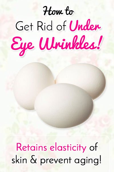 Egg White to Get Rid of Under Eye Wrinkles