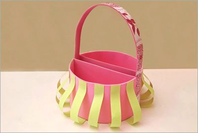 Simple Handmade DIY Basket for Christmas Craft