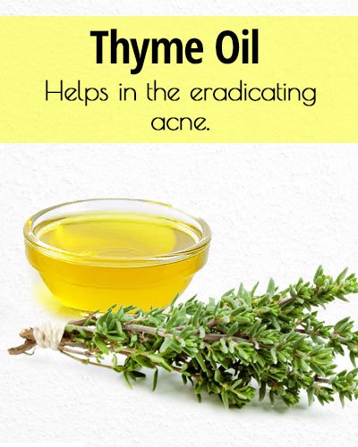 Thyme Oil for Acne Treatment