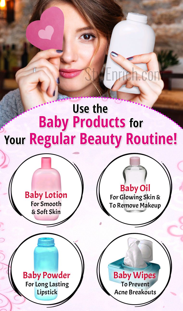 How to Use The Baby Products for Beauty