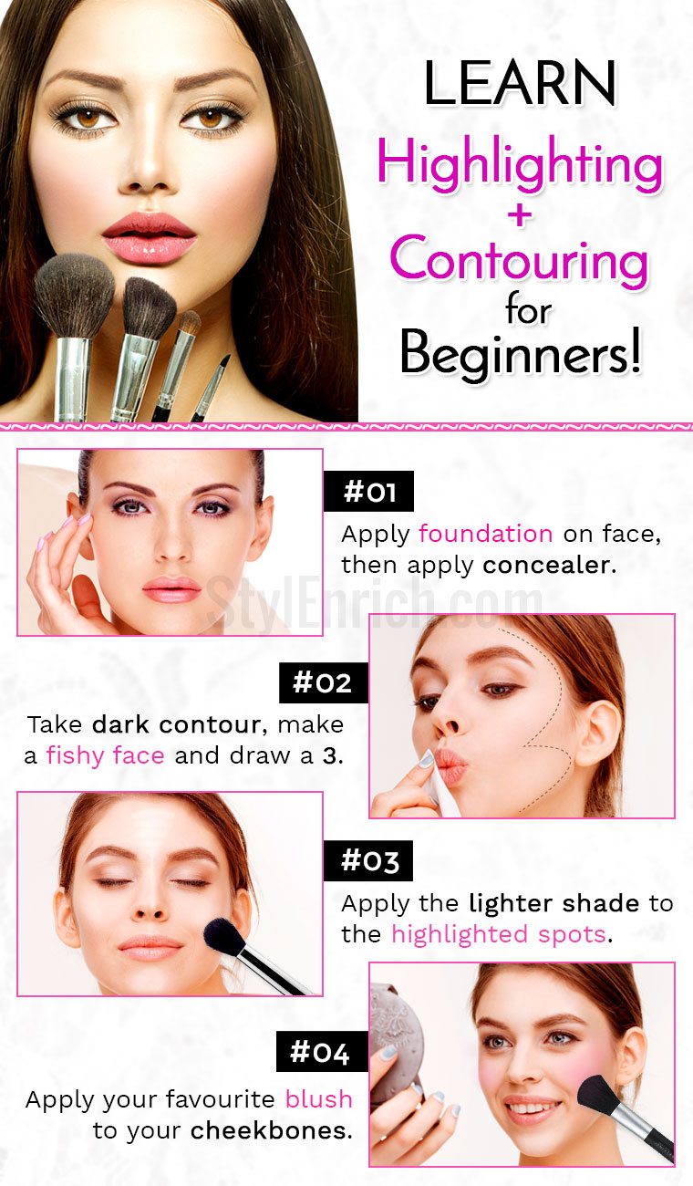 Highlighting, contouring for beginners