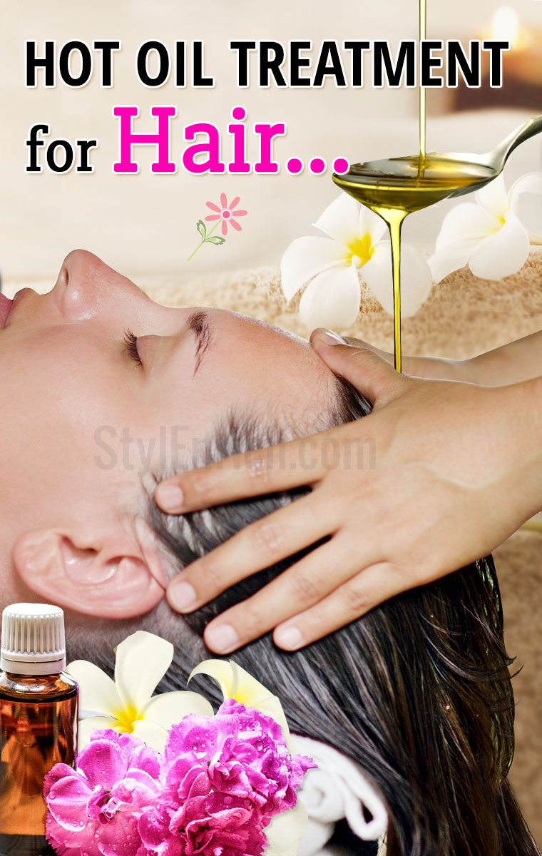 Hot oil treatment for hair