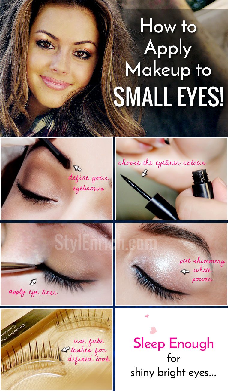 Makeup for small eyes