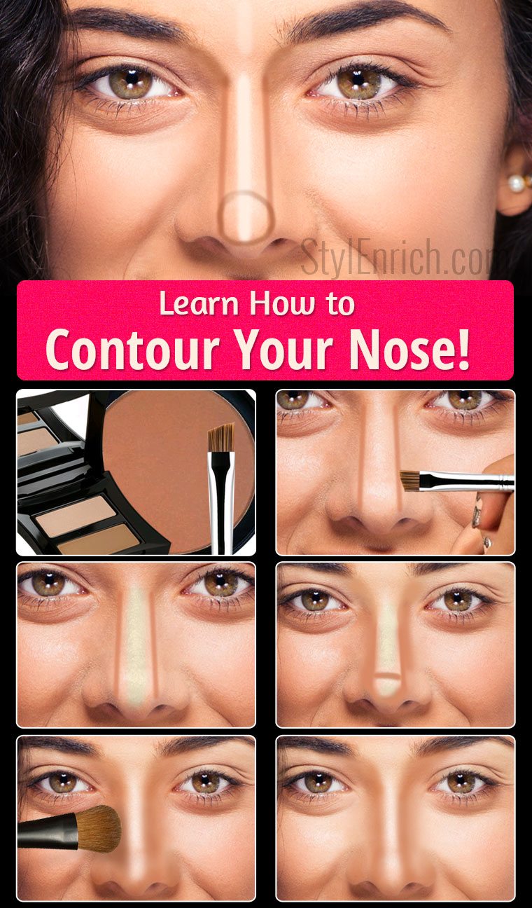 Learn how to contour your nose