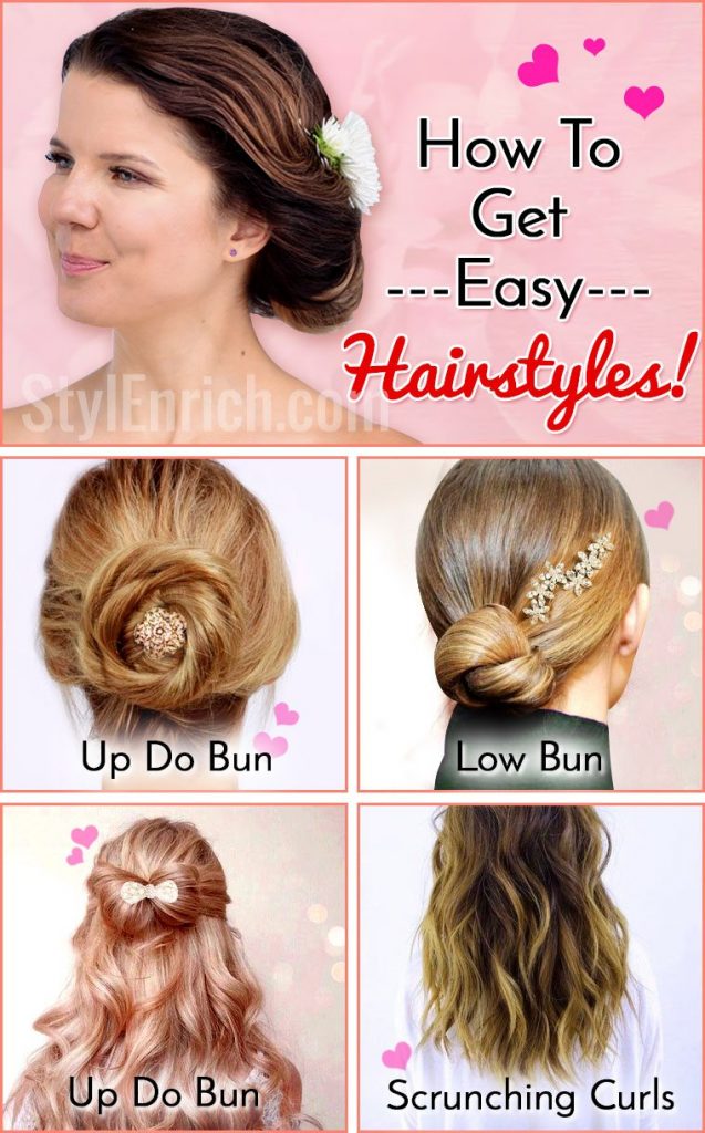 How to Get Easy Hairstyles With No Heat and Harmful Products?