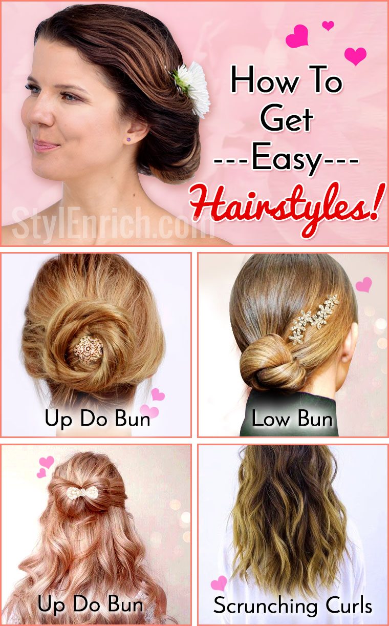 How to get easy hairstyles