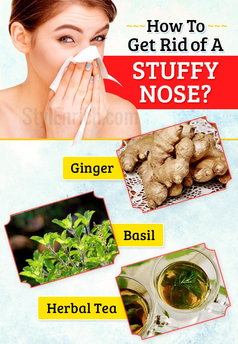 How to get rid of a stuffy nose