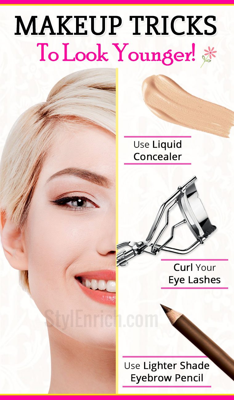 Makeup tricks to look younger