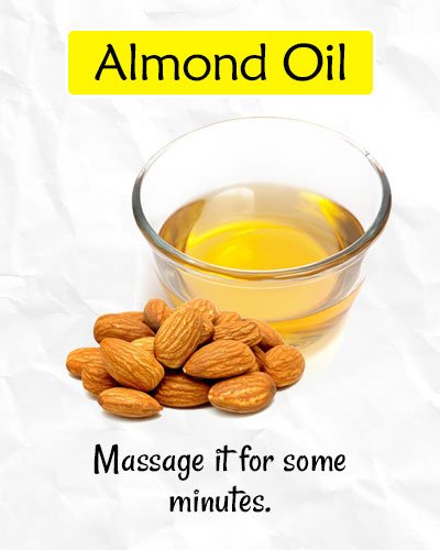 Almond Oil to Get Rid of Forehead Wrinkles